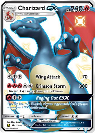 carta de pokemon charizard tcg