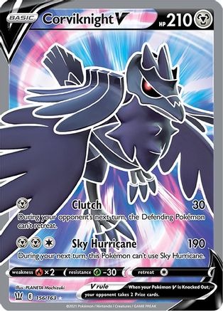 carta corviknight pokemon tcg1