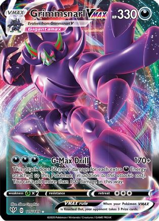 carta grimmsnarl pokemon tcg1