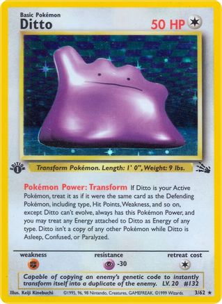 carta pokemon ditto tcg