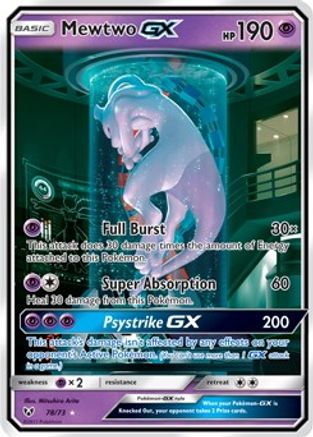 mewtwo carta pokemon tcg tarjeta