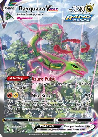 carta pokémon Rayquaza tcg