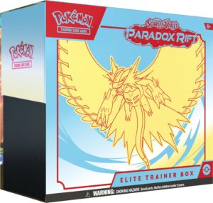 paradox rift roaring moon elite trainer box etb pokemon tcg