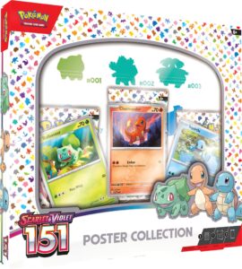 poster collection pokemon tcg escarlata y purpura 151