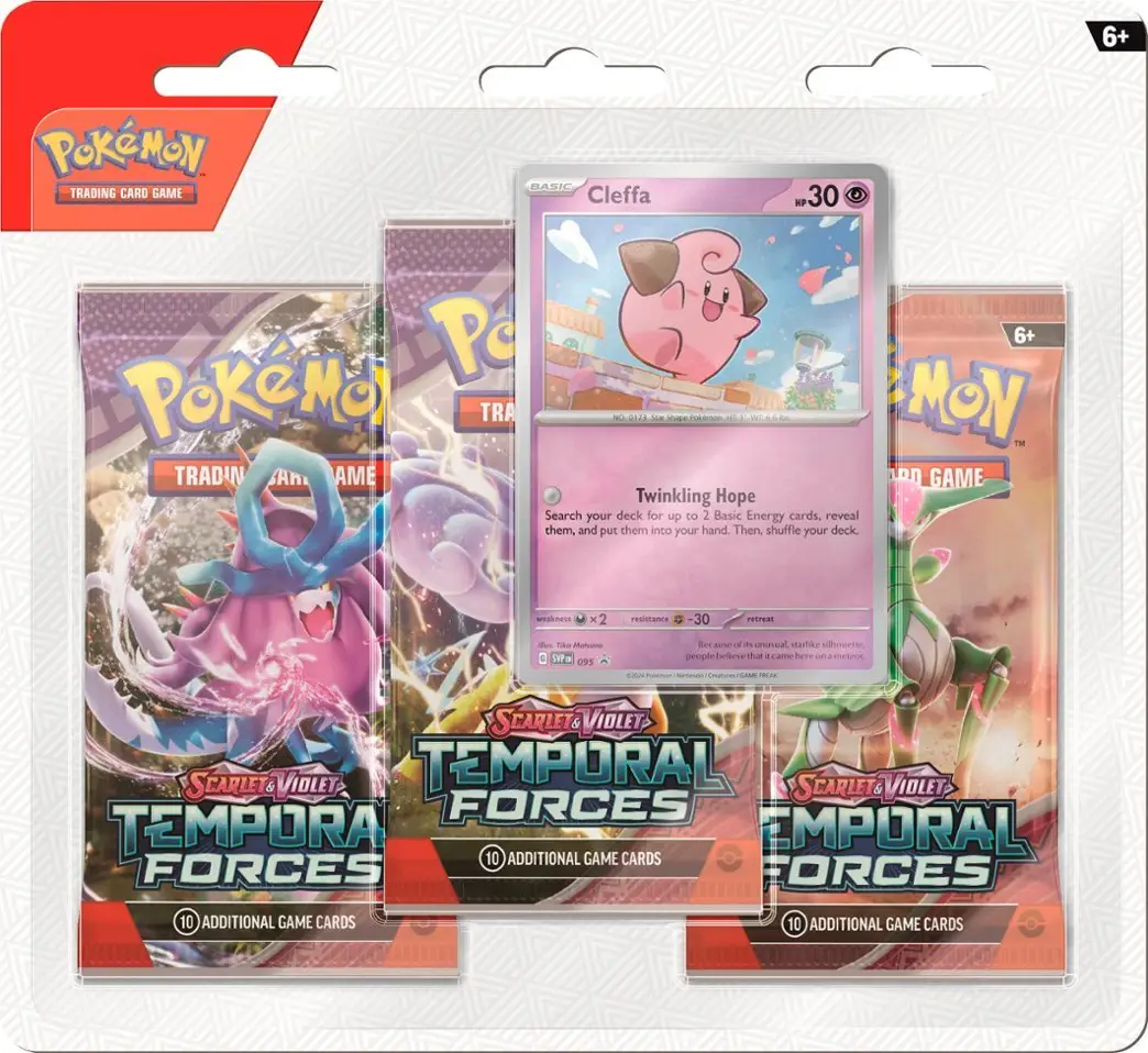 temporal forces 3 pack blister cleffa