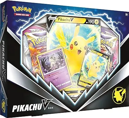 Pokemon - Juego de cartas coleccionables Pikachu V Box1