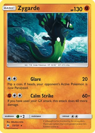 Zygarde (72) - SM - Forbidden Light (SM06)