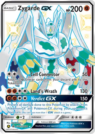 Zygarde GX - Hidden Fates Shiny Vault (HIFSV)