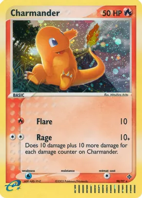 1 Charmander - Dragon (DR) $95 dls