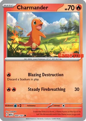 10 Charmander - GameStop Exclusive $24 dls