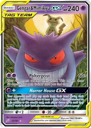 10 Gengar & Mimikyu GX - SM - Team Up (SM9)