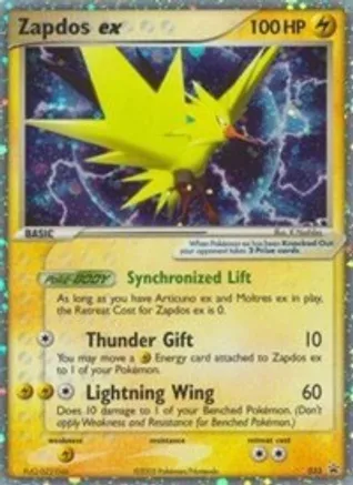 10 Zapdos ex - 033 (EX Collector's Window Tins) - Nintendo Promos (PR)