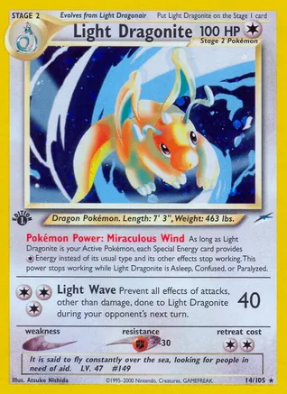 2 Light Dragonite - Neo Destiny (N4)