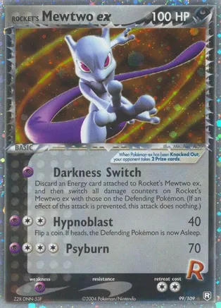 2 Rocket's Mewtwo ex - Team Rocket Returns (RR)