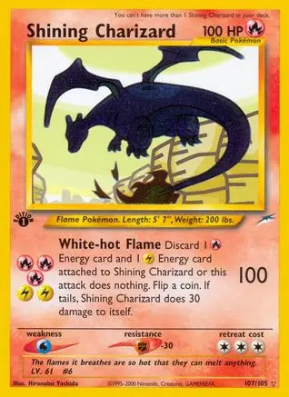 2 Shining Charizard - Neo Destiny (N4)