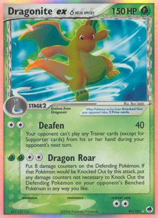 3 Dragonite ex (Delta Species) - Dragon Frontiers (DF)