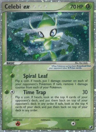 4 Celebi ex - Unseen Forces (UF) $148 dls