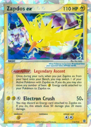 4 Zapdos ex - FireRed & LeafGreen (RG)