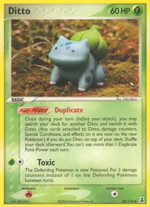 5 Ditto (Bulbasaur) - Delta Species (DS)