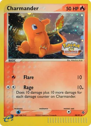 6 Charmander - City Championships - League & Championship Cards (PR) $42 dls