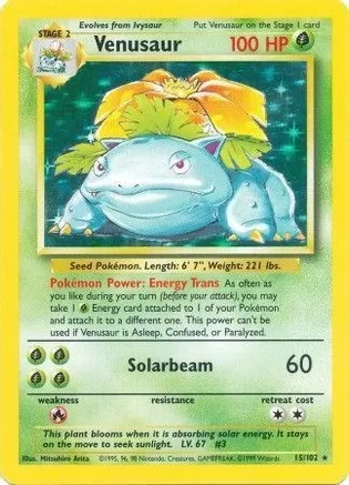 6 Venusaur - Base Set (BS)