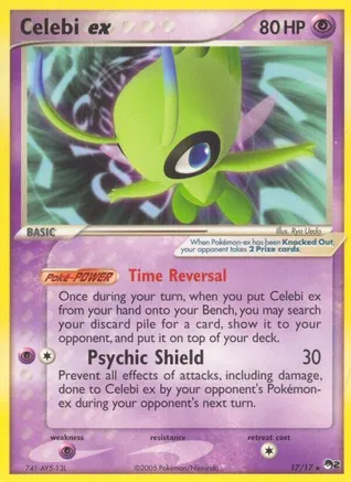 7 Celebi ex (Non-Holo) - POP Series 2 (POP) $42 dls