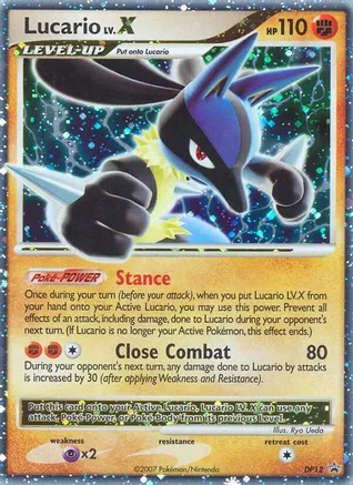 8 Lucario LV.X - DP12 - Diamond and Pearl Promos $37 dls