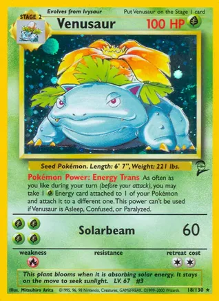 8 Venusaur - Base Set 2 (BS2)