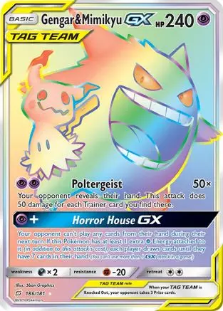 9 Gengar & Mimikyu GX (Secret) - SM - Team Up (SM9)