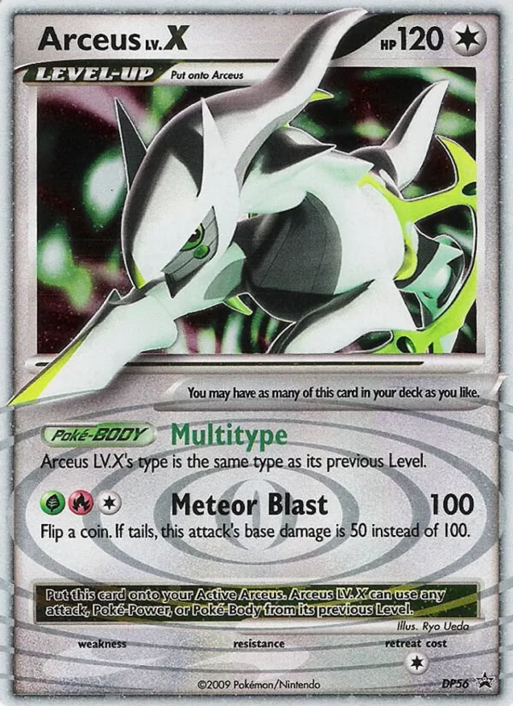 7 Arceus LV.X - DP56 - Diamond and Pearl Promos