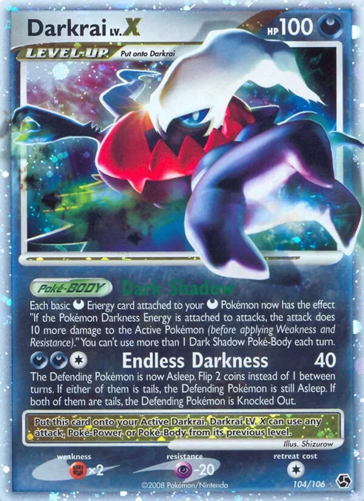 4 Darkrai LV.X - Great Encounters 