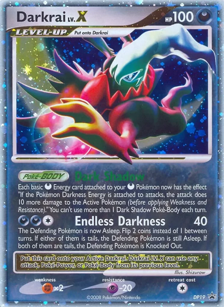 7 Darkrai LV.X - DP19 - Diamond and Pearl Promos