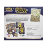 elite trainer box etb surging sparks pokemon tcg caja por atras con carta promo