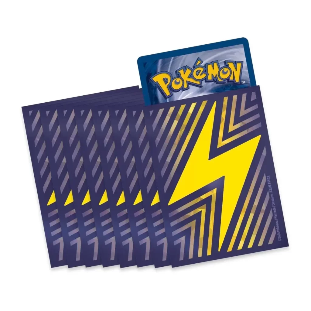 surging sparks micas para cartas etb pokemon tcg