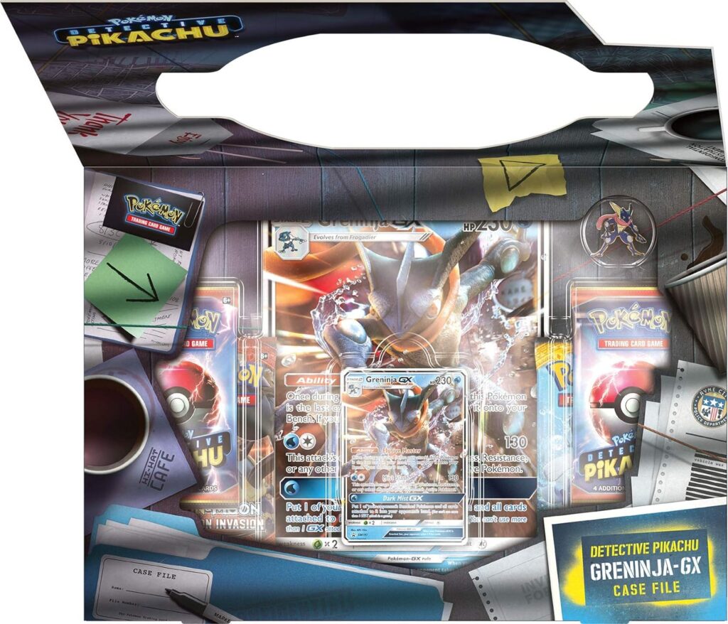 Pokémon Detective Pikachu Greninja GX Case File