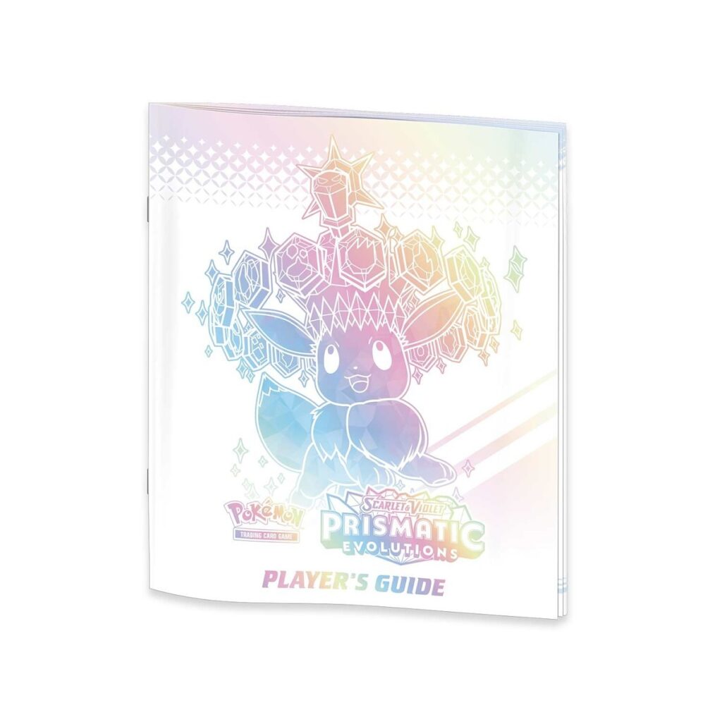 libro players guide prismatic evolution pokemon tcg