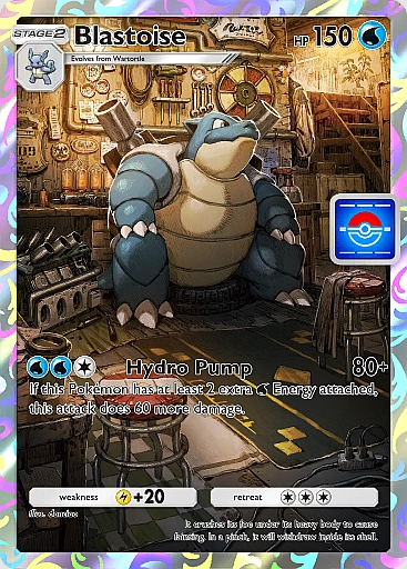 carta de evento pokemon tcg pocket blastoise secret rare