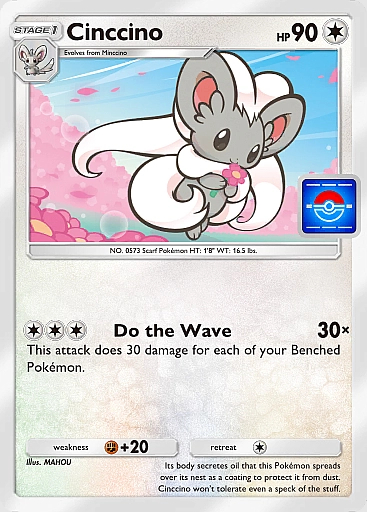 carta de evento pokemon tcg pocket cinccino