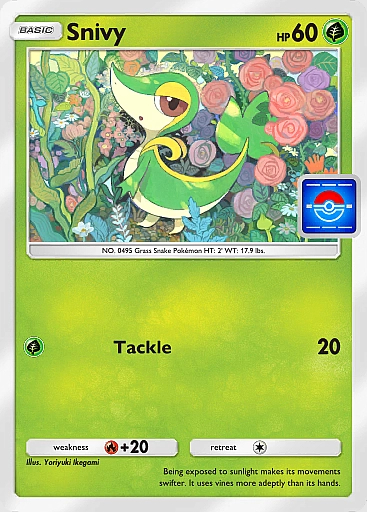 carta de evento pokemon tcg pocket snivy