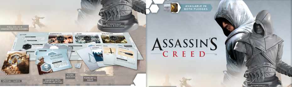 Assassin’s Creed: Animus – The Board Game ya está en Kickstarter