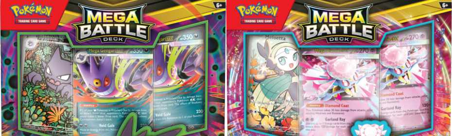 Mega Gengar ex y Mega Diancie ex Card list